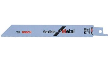 List pro šavlovou pilu S 922 AF Bosch, balení 5 ks Flexible for Metal 2608656013