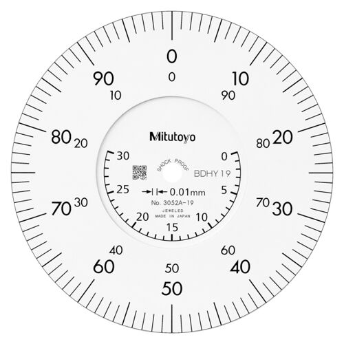 Úchylkoměr číselníkový analogový 100/0-30/0,01mm, nárazuvzdorný(MITU-3052AB-19)