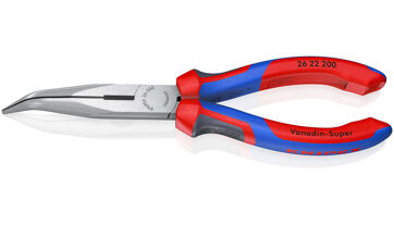 Kleště půlkulaté s břity, čelisti zahnuté 40°, 200 mm, Knipex 2622200 Kleště půlkulaté s břity, čelisti zahnuté 40°, 200 mm, Knipex 2622200