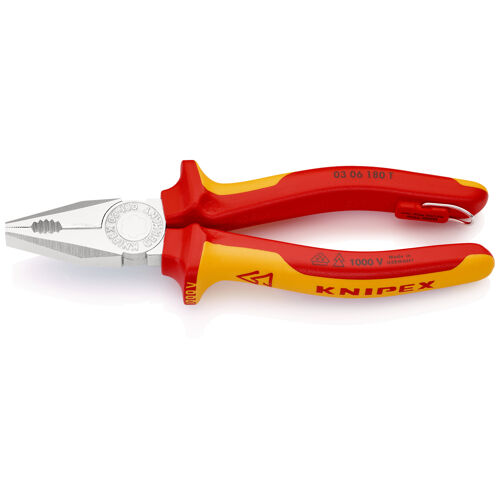 Kleště kombinované 180 mm, izolované 1000 V, Knipex 0306180T