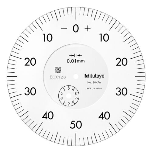 Úchylkoměr číselníkový analogový 50/0-10/0,01mm (MITU-3047AB)