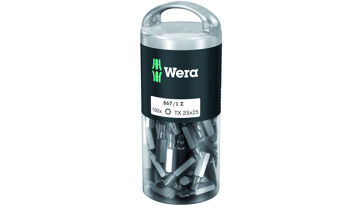 Bit 1/4" DIN3126E6,3 T25x25mm, balení 100 ks Wera 072449