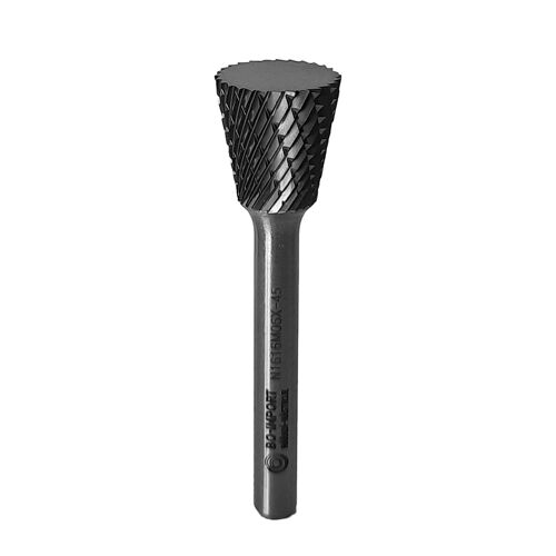 Fréza technická tvrdokovová 10x10/45, stopka 6mm, VHM, tvar N kónická