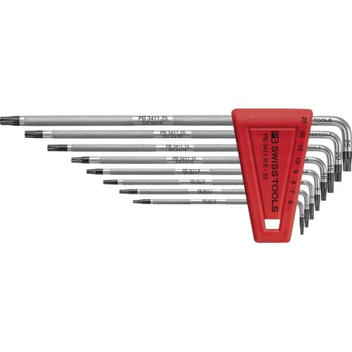 Sada inbusových klíčů Sada v plastovém držáku 9 ks T6-T25 SAFETY PB Swiss Tools