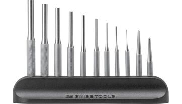 Sada průbojníků a Sada vytloukačů závlaček 11 ks Safety PB Swiss Tools