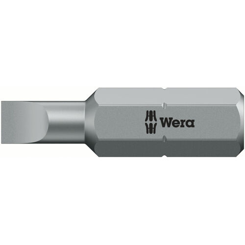 Bit tvrdý 1/4" DIN 3126 C6,3 plochý 5,5 x 0,8 x 25 mm Wera 072057
