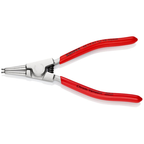 Kleště na pojistné kroužky, pro hřídele 10-25 mm, rovné hroty 140 mm, Knipex 4613A1
