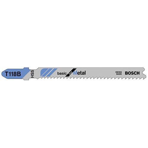 List pro pilu děrovku T 118 B Bosch, balení 5 ks Basic for Metal 2608631014