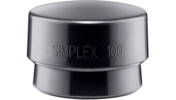 Hlava pro kladivo s měkkým čelem SIMPLEX průměr 100 mm, guma, Halder 3202100