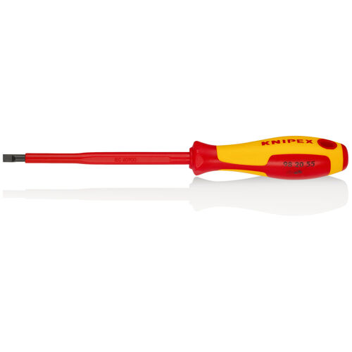 Šroubovák plochý 5,5 mm, izolovaný 1000 V,  Knipex 982055