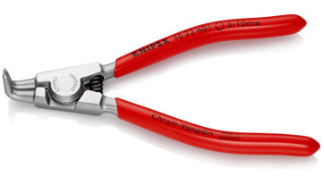 Kleště na pojistné kroužky, pro hřídele 3-10 mm, zahnuté, Knipex 4623A01