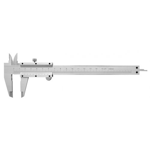 Posuvné měřítko s hloubkoměrem a vnitř.měřením ČSN 251238, DIN862 150/40mm, (6000)