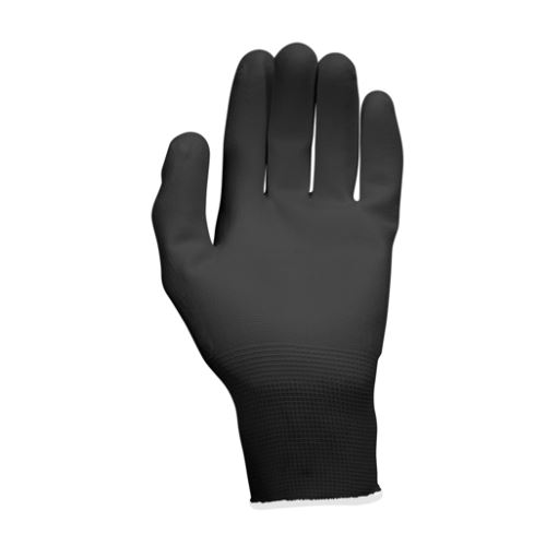 Mikrojemné pletené rukavice, černé, 10, 12 párů, KS-TOOLS-310.0475